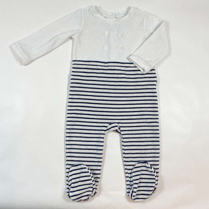 Jacadi mariniere velvet pyjama 18M/81 1