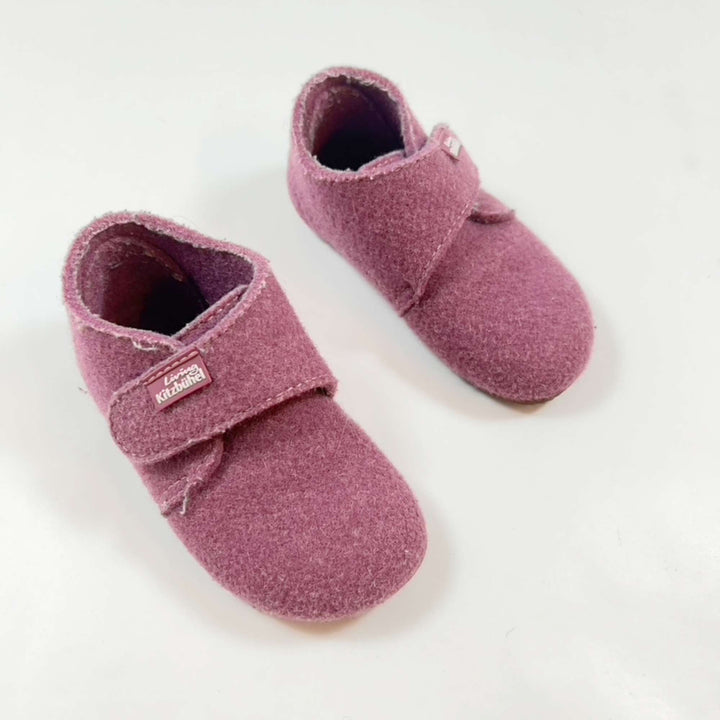 Living Kitzbühel purple virgin wool indoor shoes 23 1