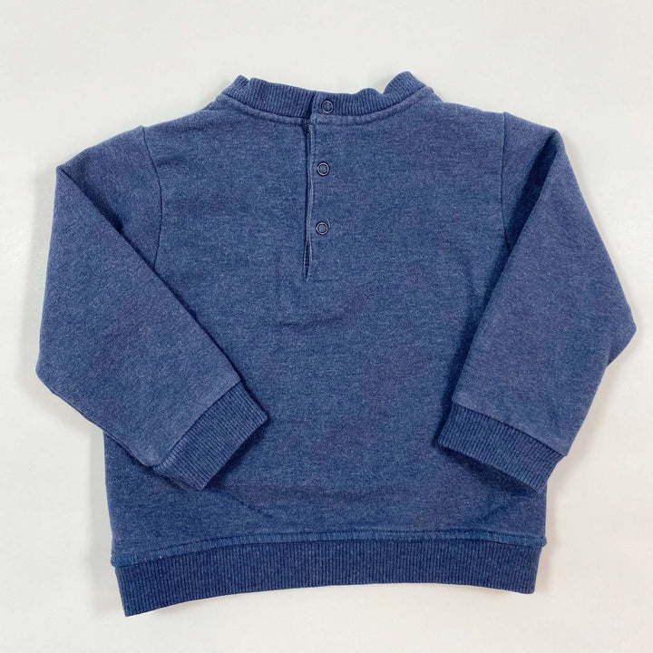 Kenzo blue melange iconic sweatshirt 18M/80 2