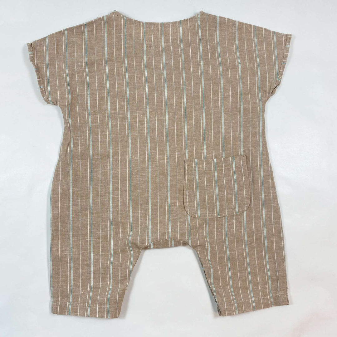 Nico Nico striped cotton jumpsuit 9-12M 2