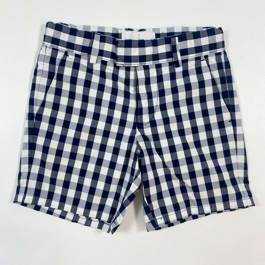 Jacadi blue checked shorts 4Y/104 1