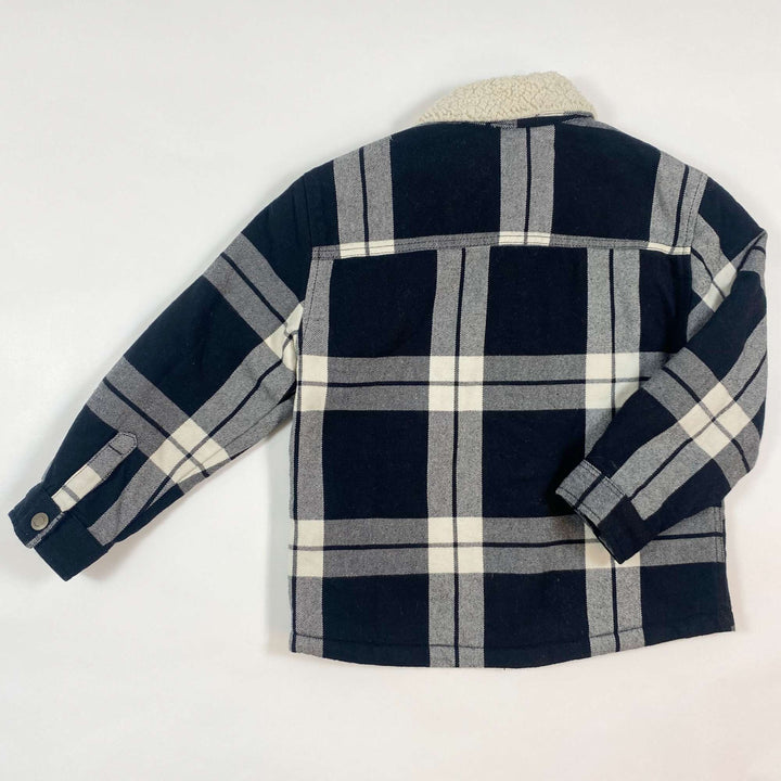 Zara black checked flannel jacket 2-3Y/98 3