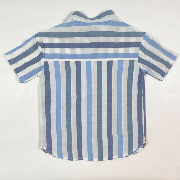 Kamba blue striped short-sleeved shirt 3-4Y 2