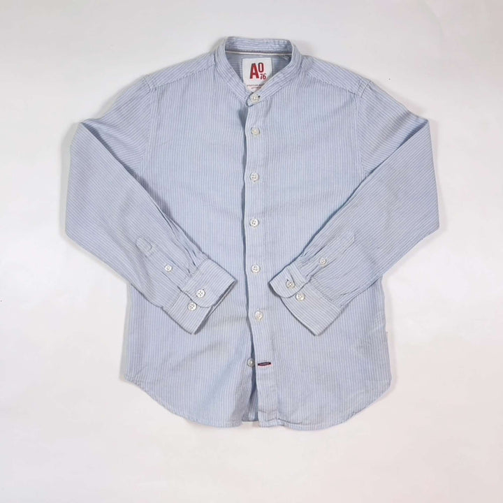 AO76 light blue grandpa collar shirt 8Y 1