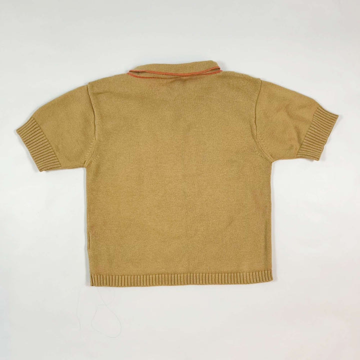 Misha & Puff beige scout t-shirt 6-7Y 2