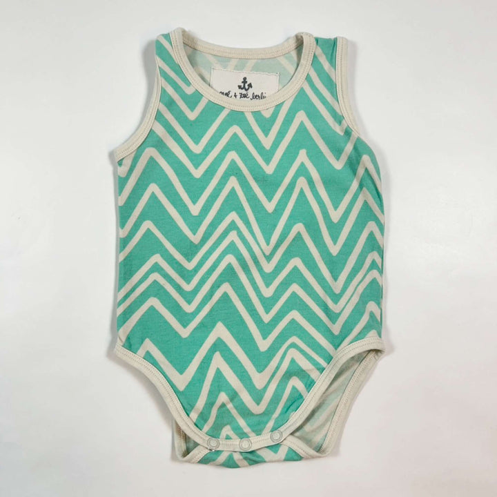 Noé & Zoë mint sleeveless body 3-6M 1