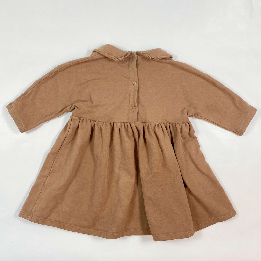 Nixnut soft brown french terry dress 98 2