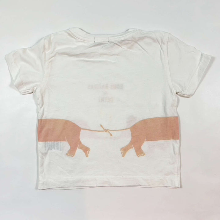 Emile et Ida white bons baisers de Delhi t-shirt 2Y 2