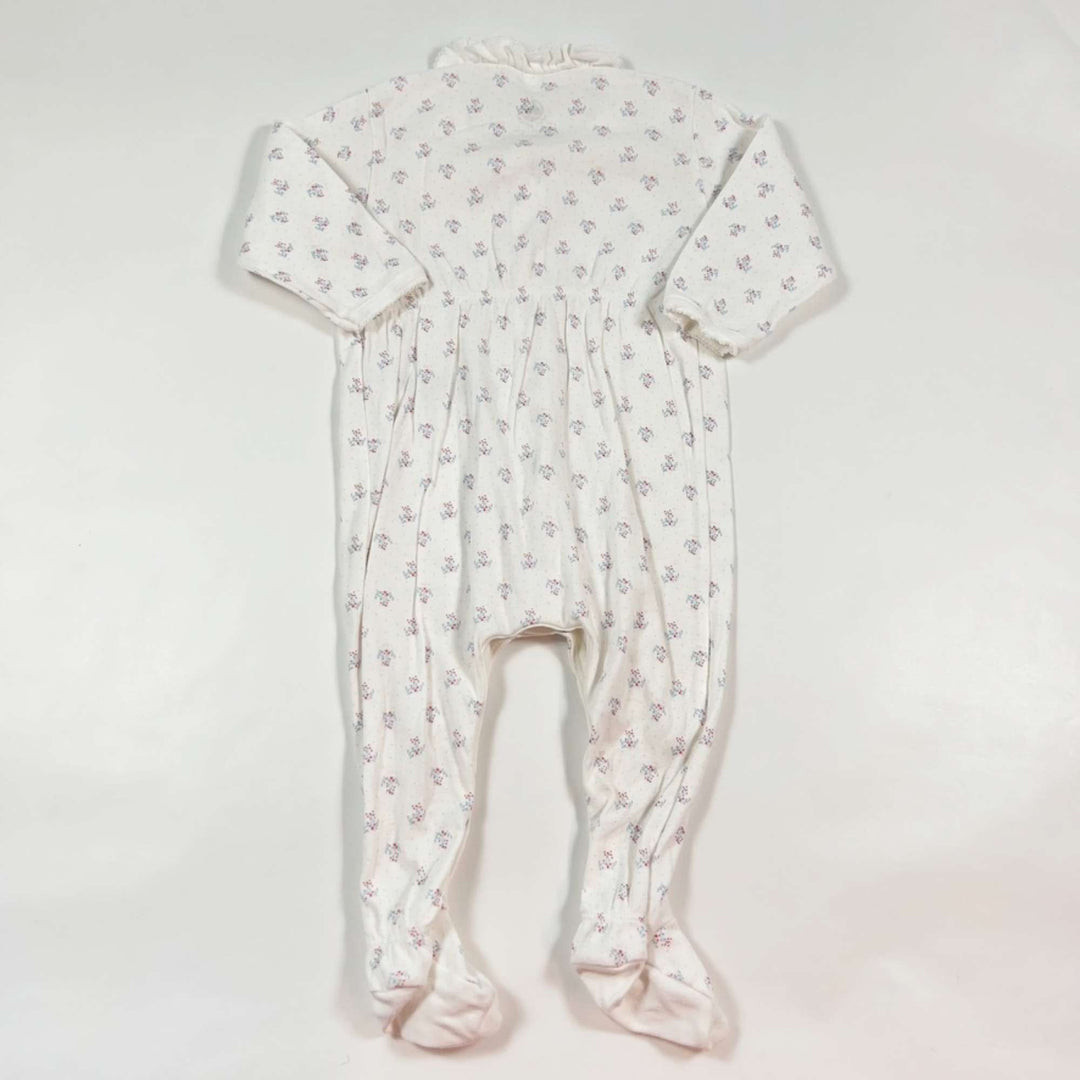 Petit Bateau white floral pyjama 12M/74 3