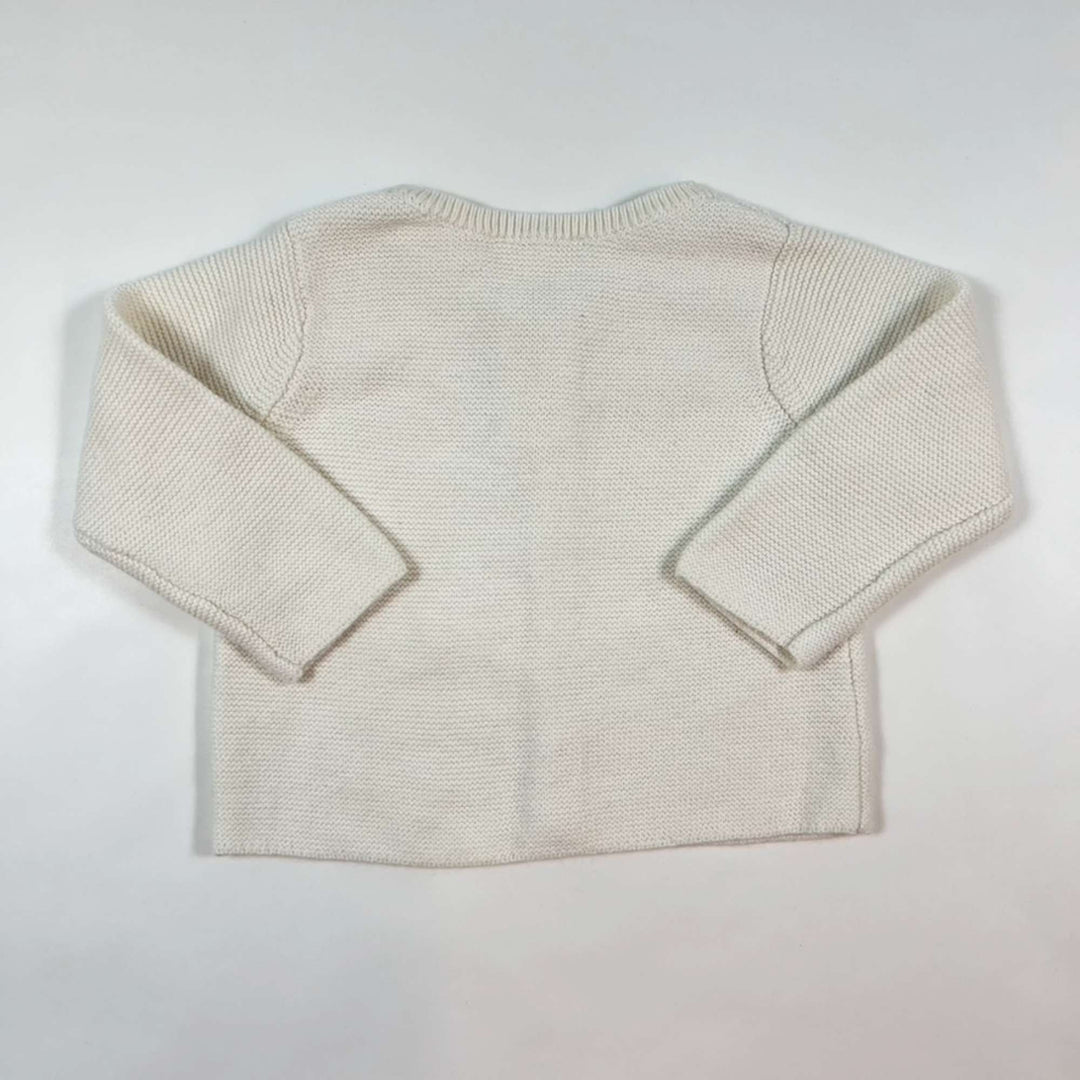 Jacadi white cardigan 6M/67 2