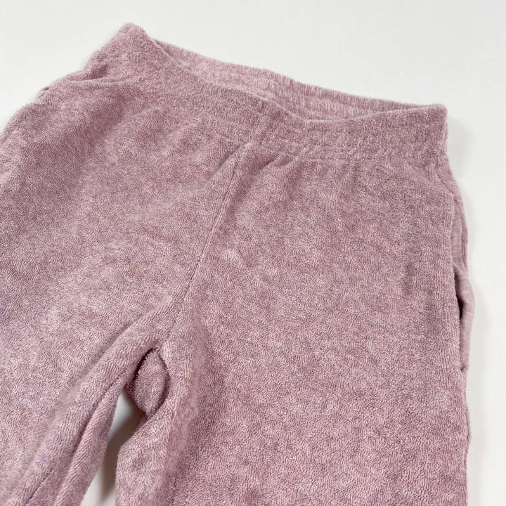 Serendipity Organics soft purple terry sweatpants Second Season 110/5Y 2