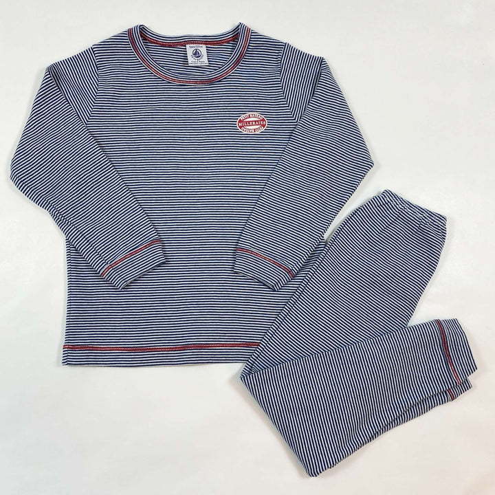 Petit Bateau navy stripe pyjama 5Y/110 1