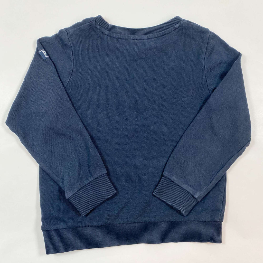 Polarn O. Pyret navy race car sweatshirt 4-5Y/110 2