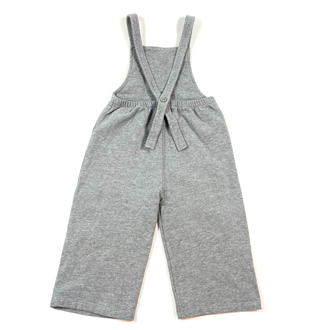 Gray Label grey sweat dungarees 18-24M