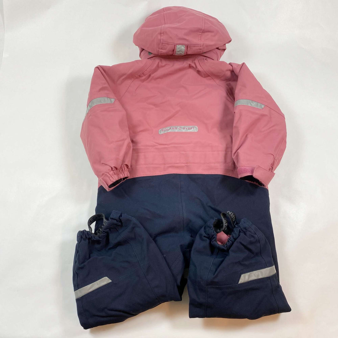 Polarn O. Pyret Snowy pink padded overall 2-3Y/98