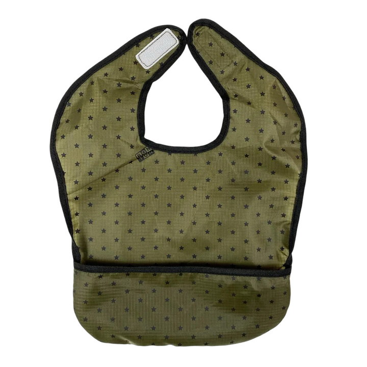 Bonton khaki star print nylon bib Second Season