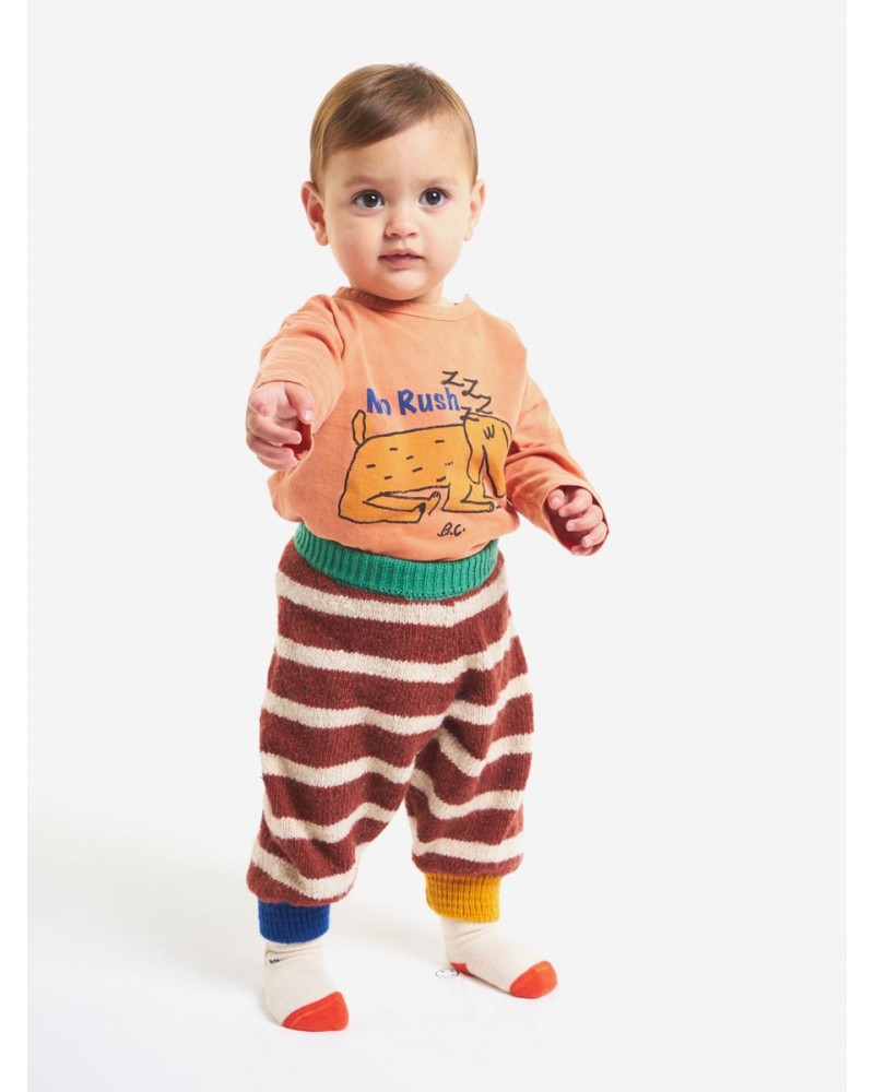 Bobo Choses braun gestreifte Baby-Strickhose Second Season versch. Grössen