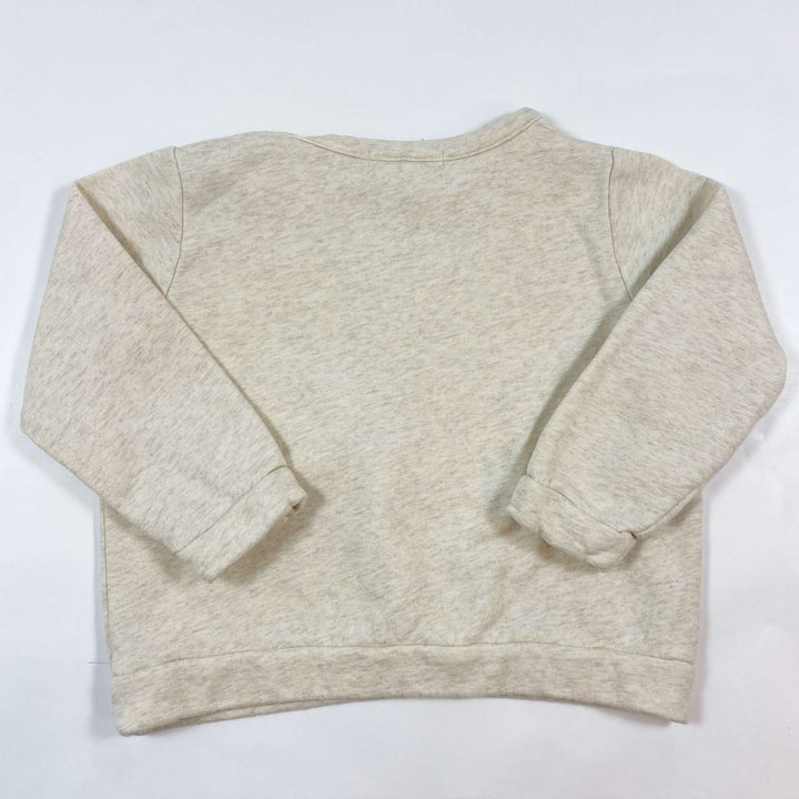 Serendipity Organics beige melange sweatshirt 2Y/92 3