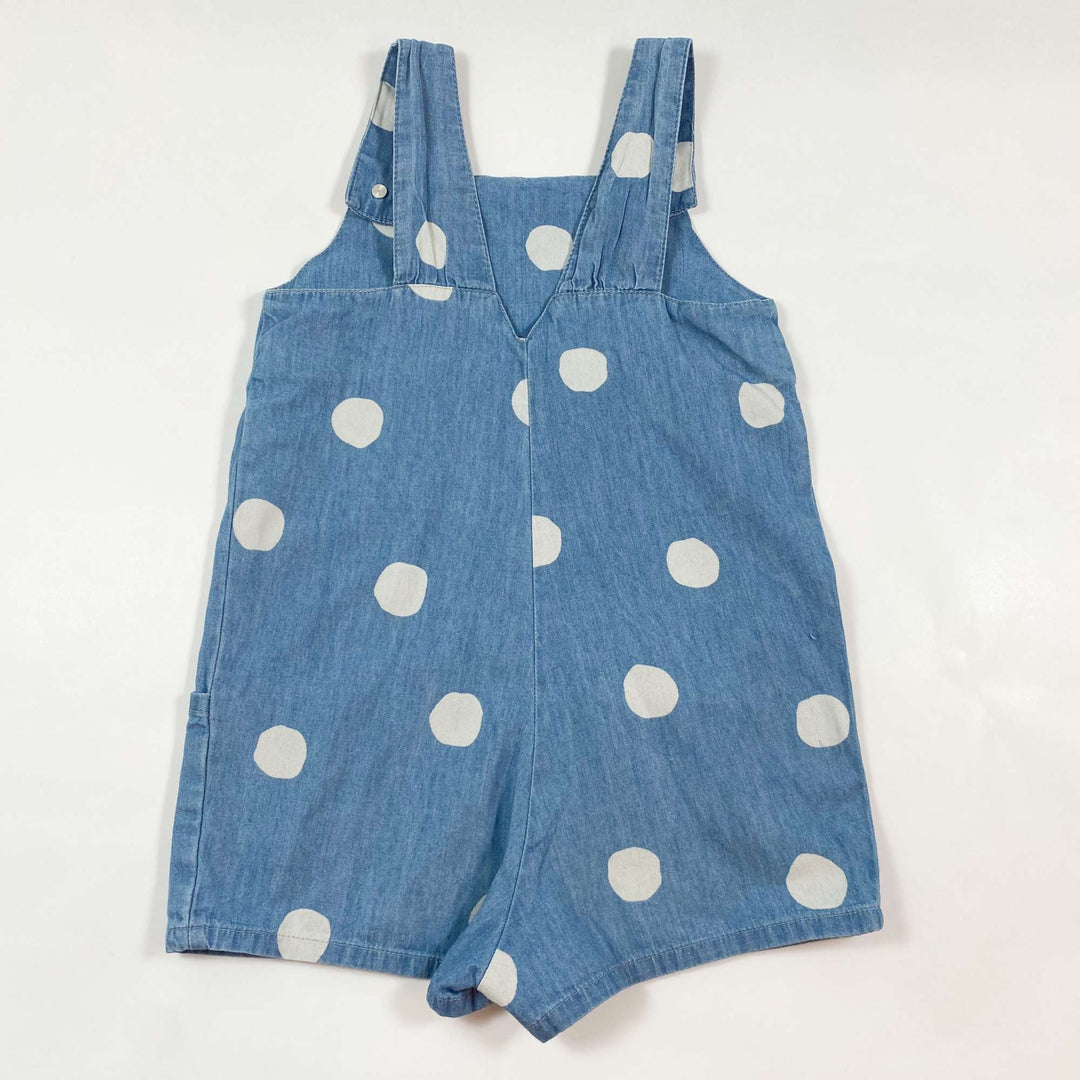 Zara polka dot denim dungarees 3-4Y/104 2