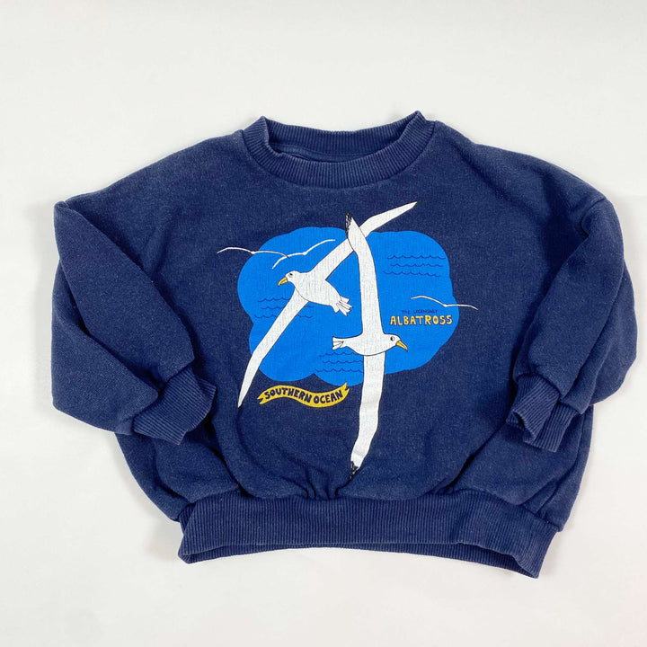 Mini Rodini navy Albatros sweatshirt 12-18M 1