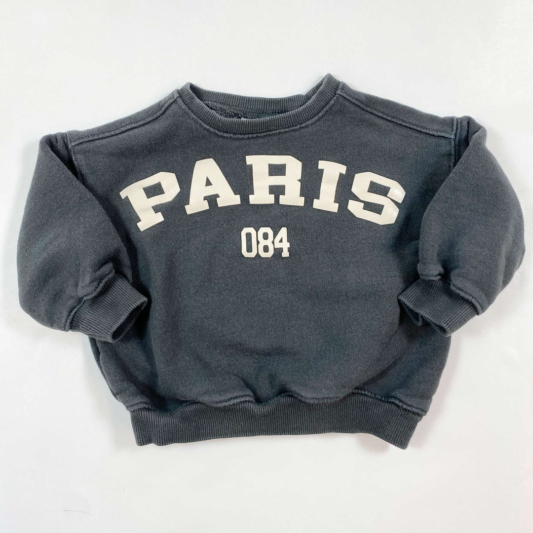 Zara Paris sweatshirt 18-24M/92 1