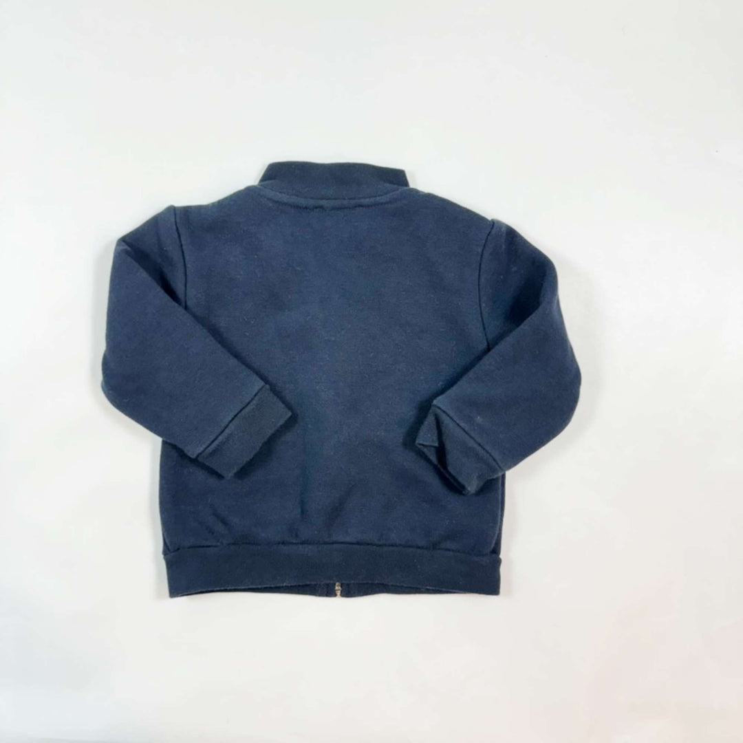 Jacadi navy zip sweat jacke 12m 2