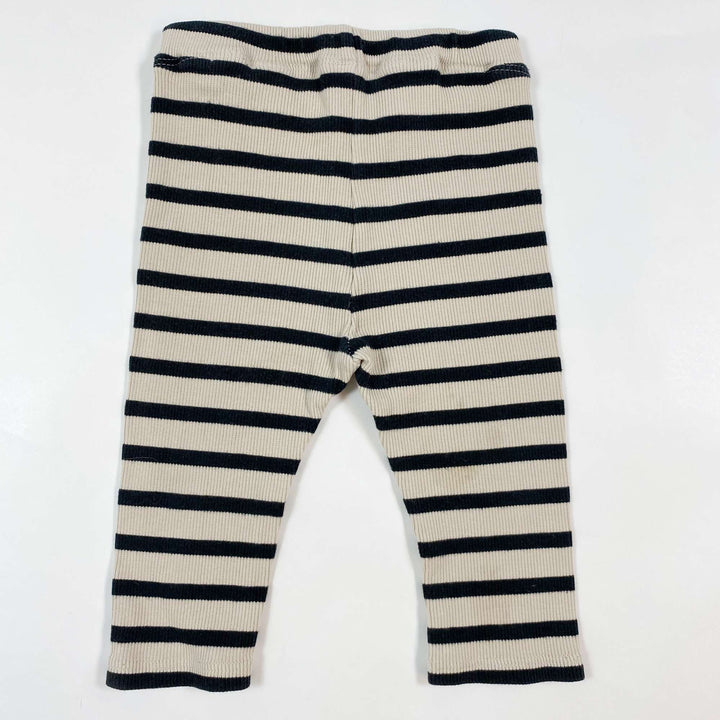 Arket striped rib leggings 2-6M/62-68 2