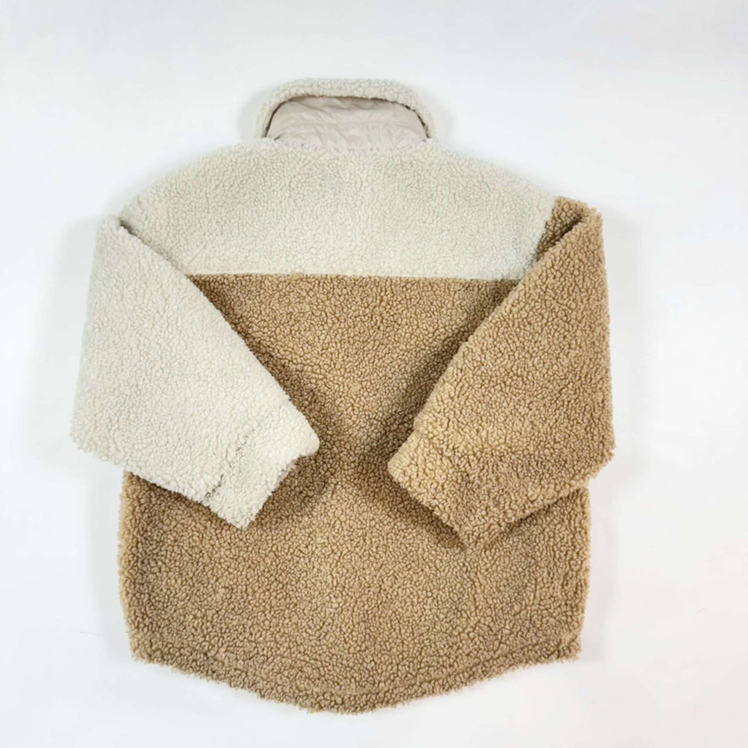 Il Gufo two-tone teddy jacket 3Y 2