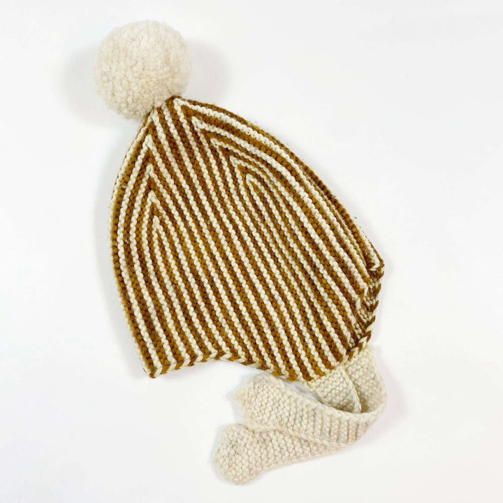 Kalinka handknit baby bonnet 0-12M 2