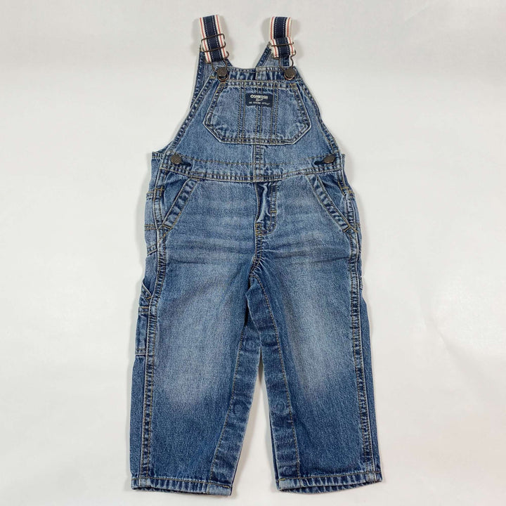 Oshkosh B'gosh faded denim dungarees 12-18M 1