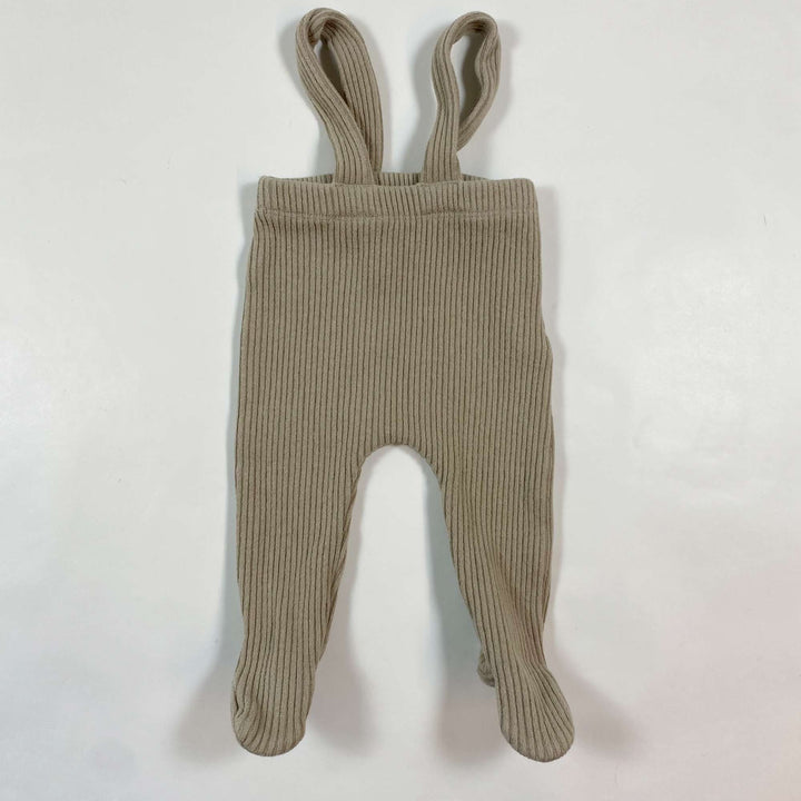 Play Up beige rib footed leggings 1M 1