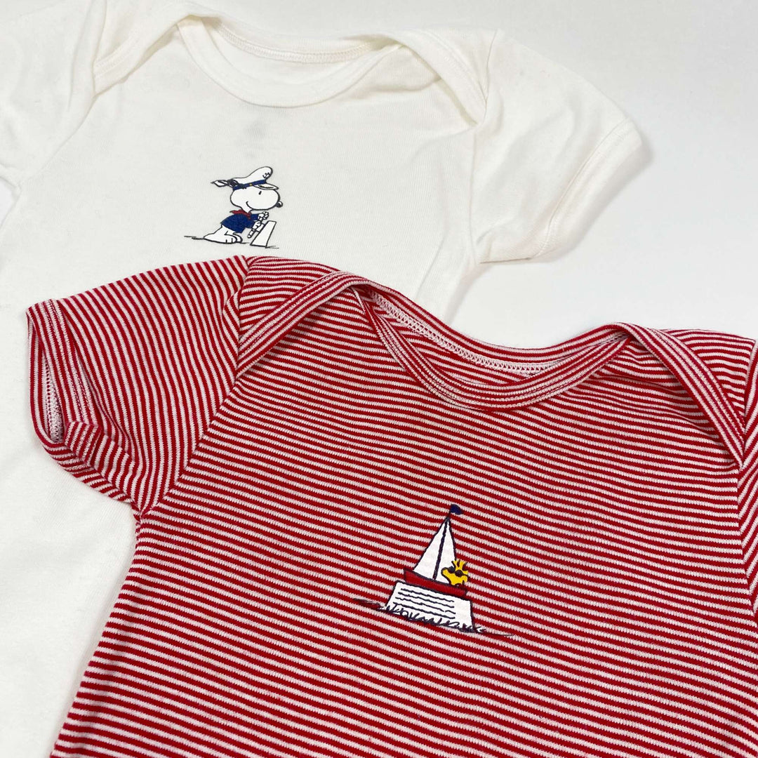 Petit Bateau X Peanuts bodies set of 2 24M 2