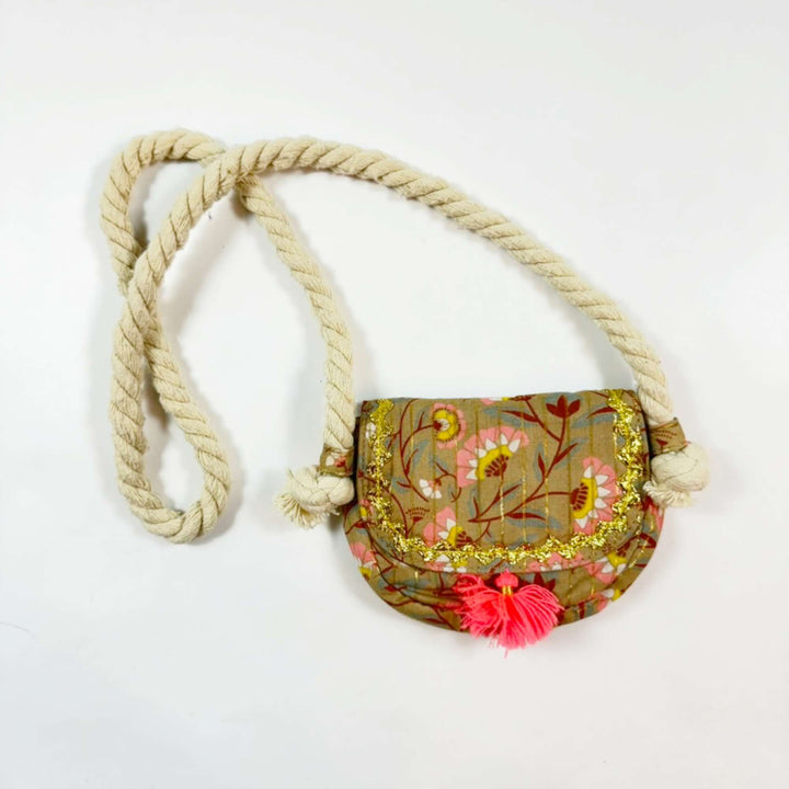 Louise Misha mustard floral Poppy bag  One size 1