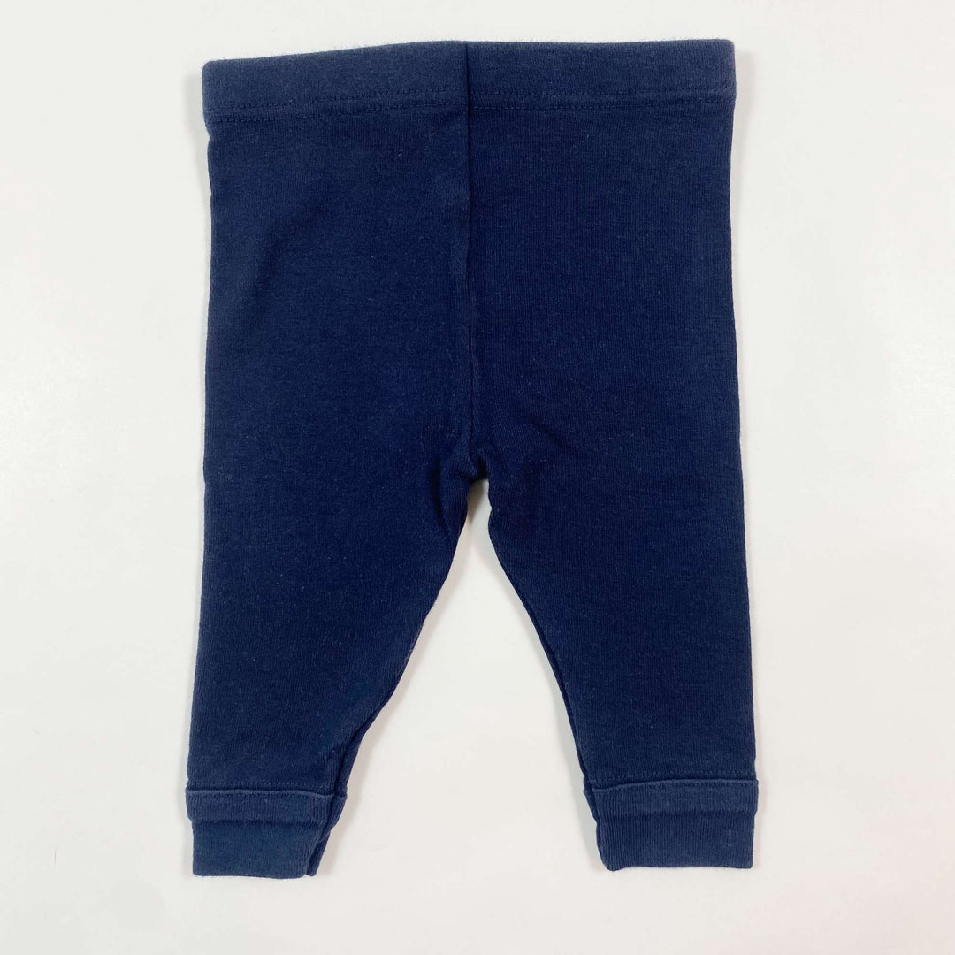 Petit Bateau navy baby leggings 3M/60 2