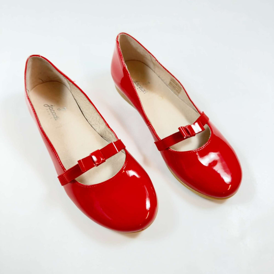 Jacadi patent red leather ballerinas 33 1