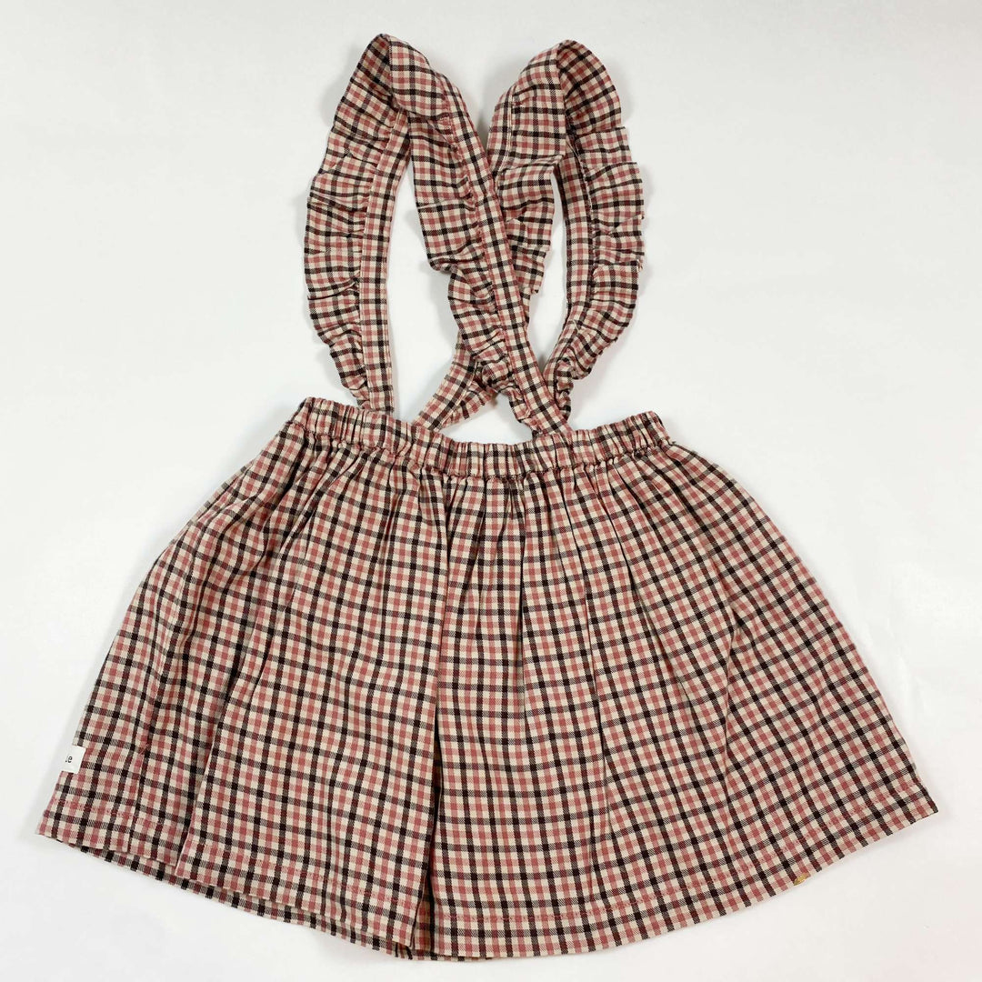 Newbie dusty rose pinafore 98/104-2-4Y 2