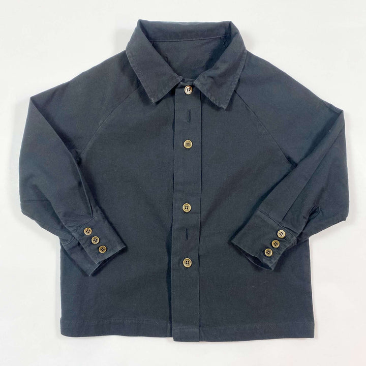 Little Creative Factory black cotton shirt 2Y 1