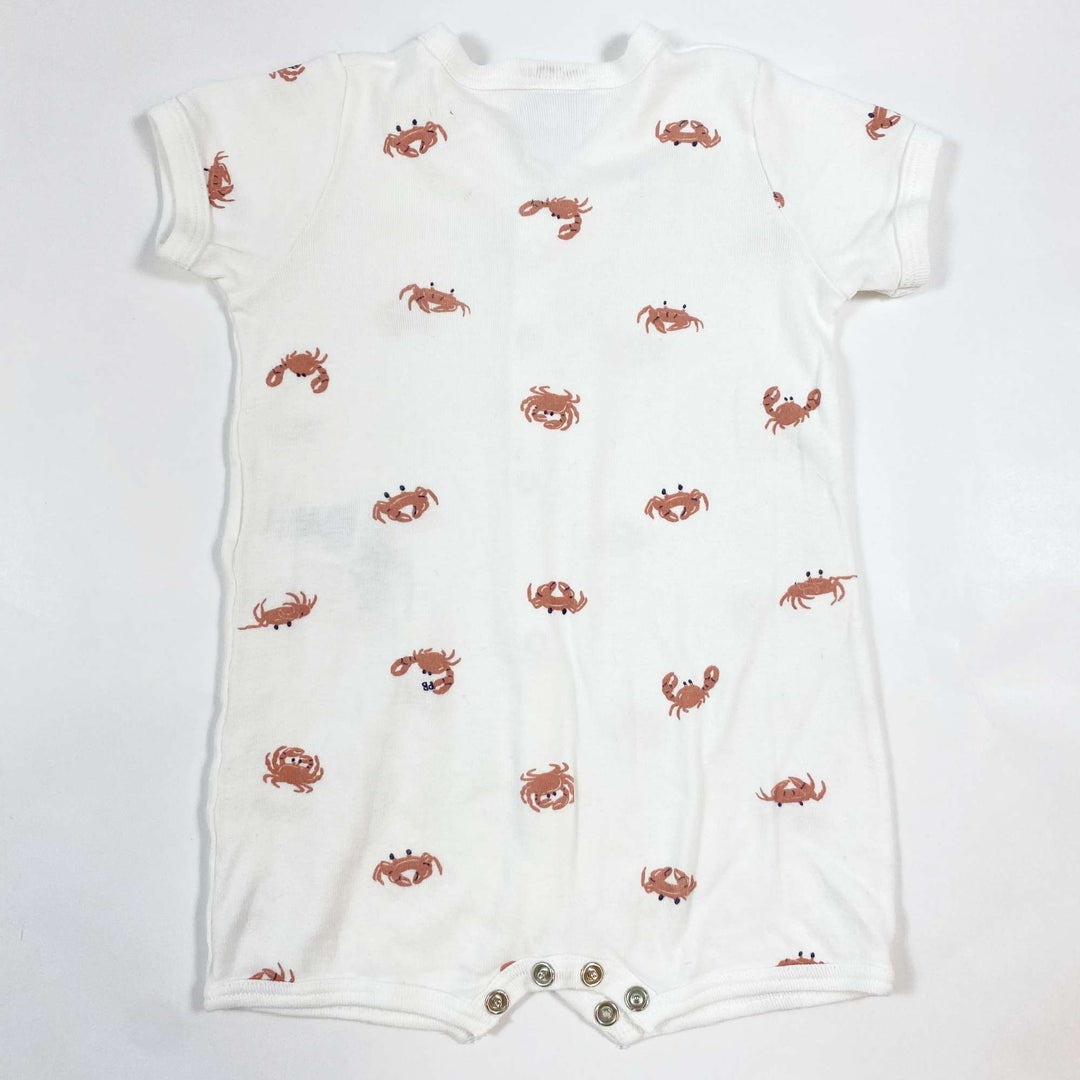 Petit Bateau crab print short pyjama 3M/60 2