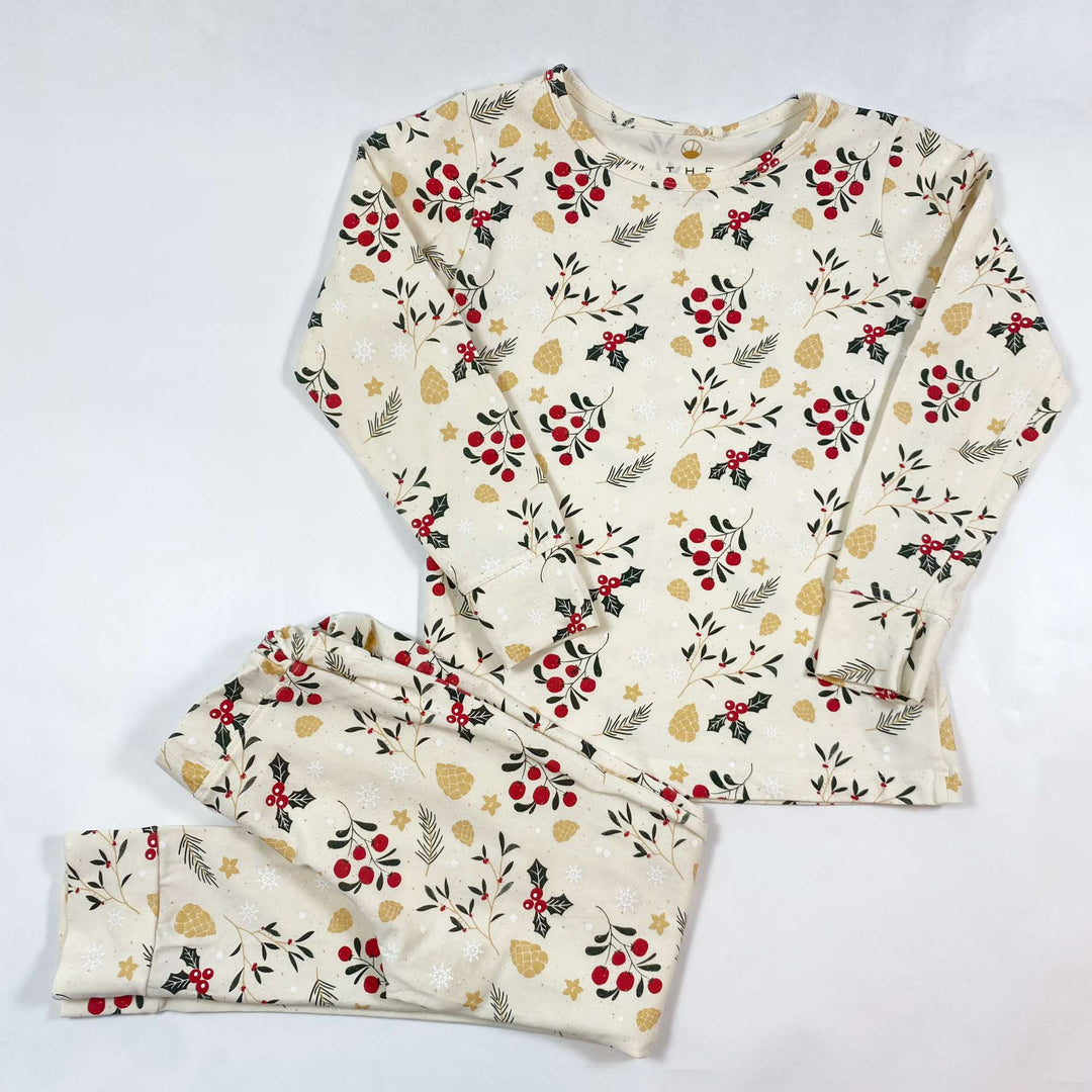 The New holly and ivy print pyjama 5-6Y/110-116 1