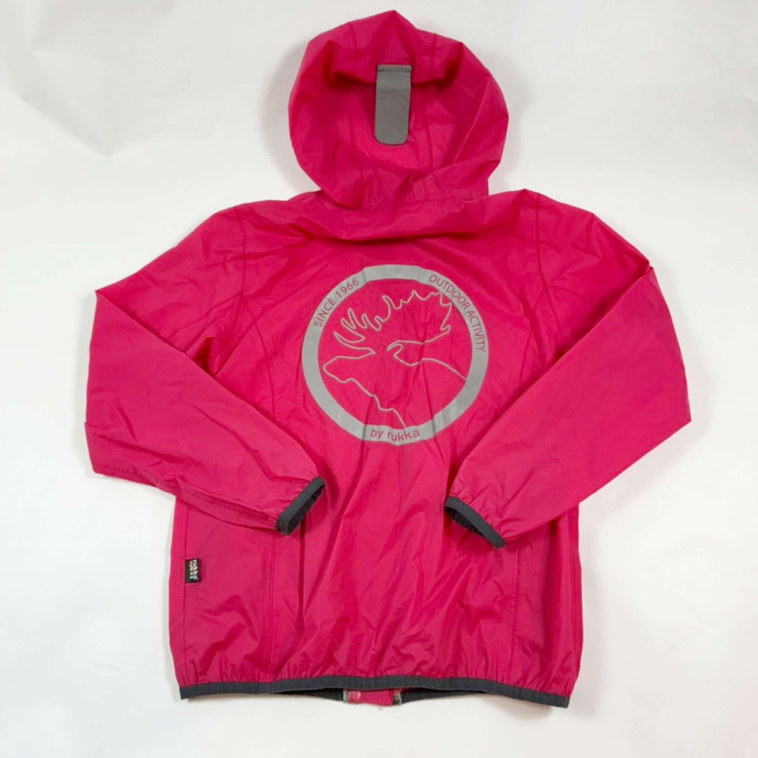 Rukka pink lightweight, packable Shelter rain jacket 128 2