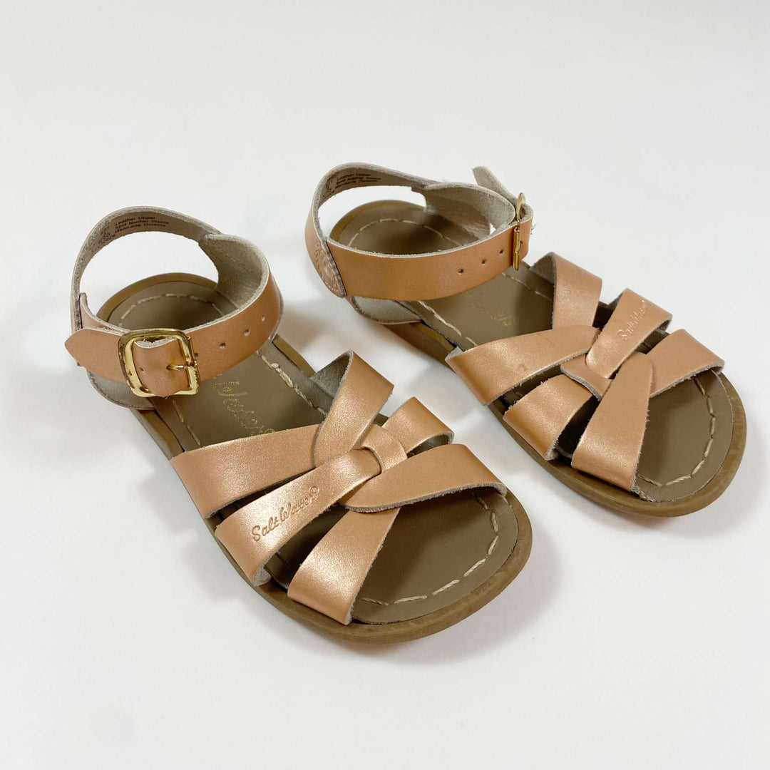 Salt Water rose gold sandals 9/26-27 1