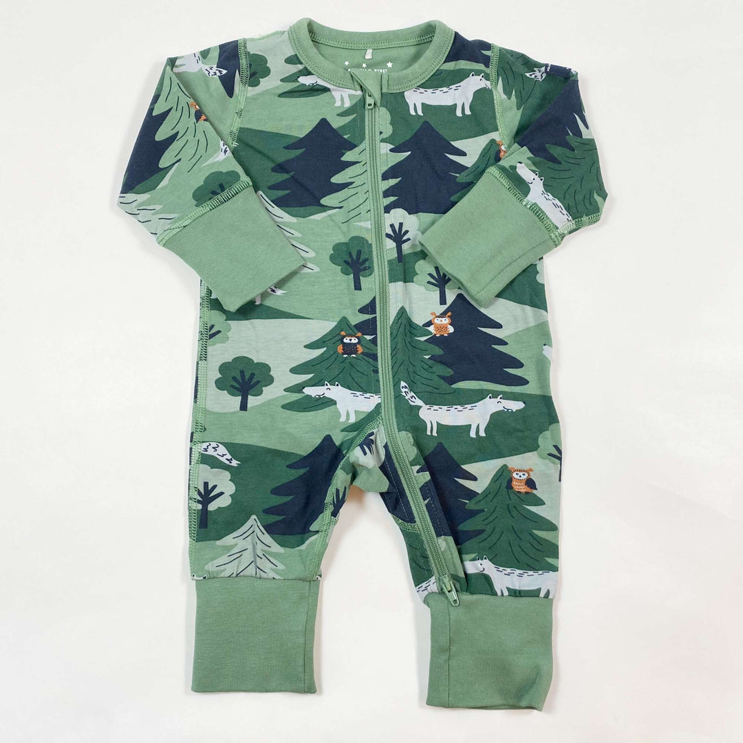 Polarn O. Pyret green forest pyjama 50/56 1