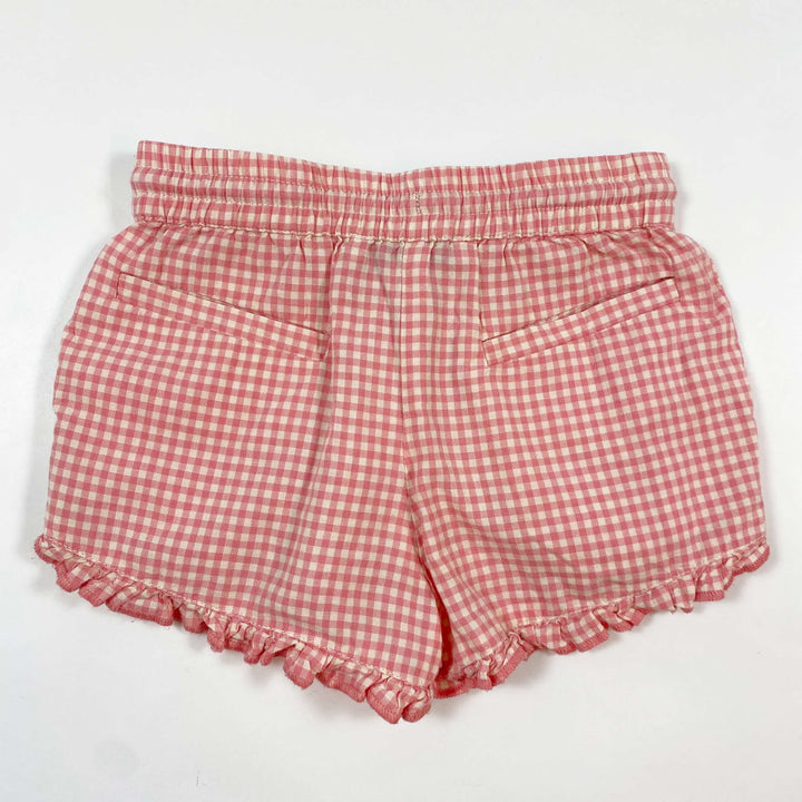 Emile et Ida pink vichy shorts 2Y 2