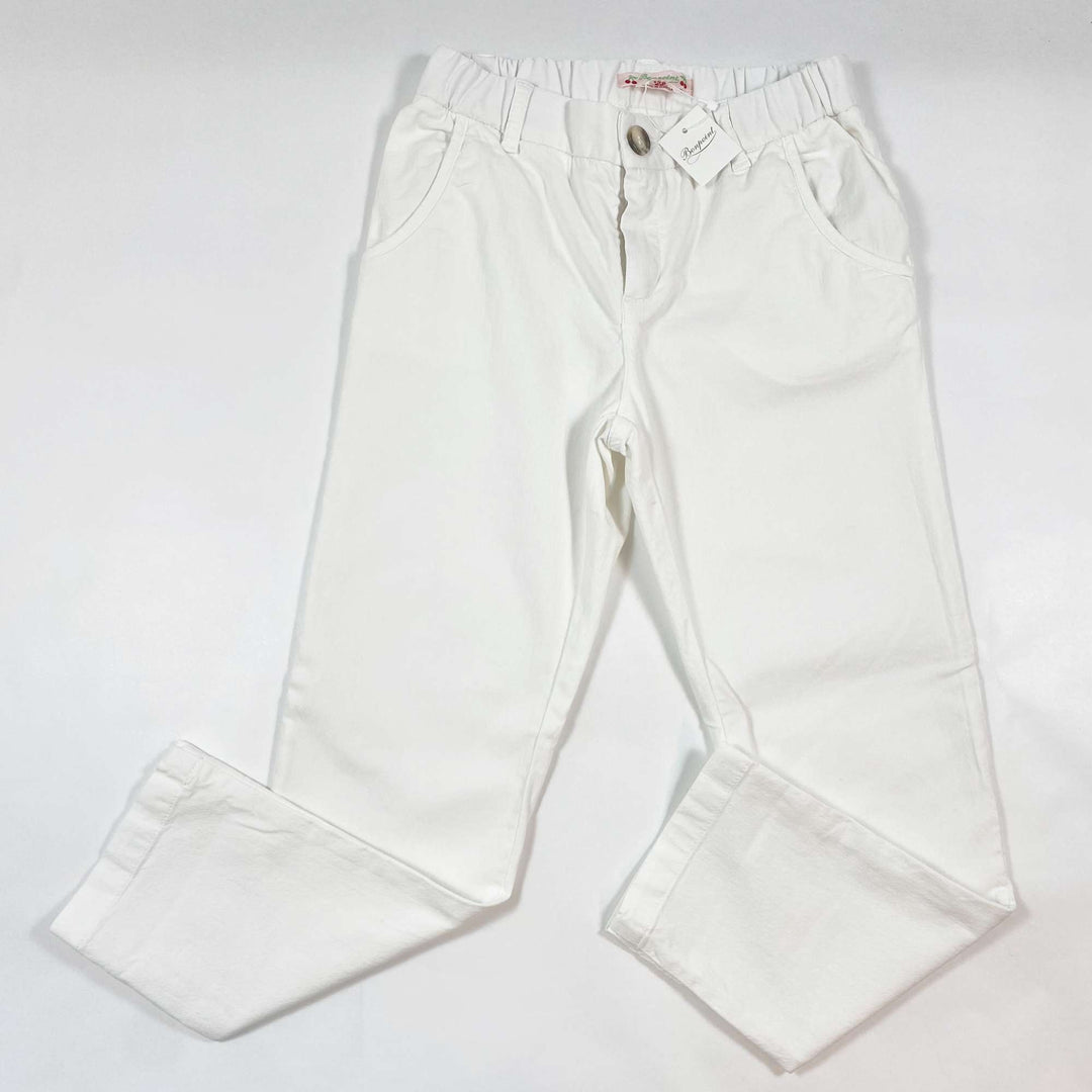 Bonpoint white cotton trousers Second Season 10Y 1