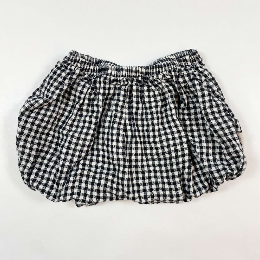 Poudre Organic gingham bloomers 9M 1