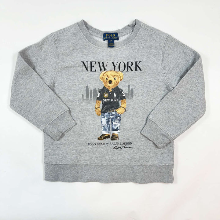 Ralph Lauren grey teddy New York sweatshirt 4Y 1