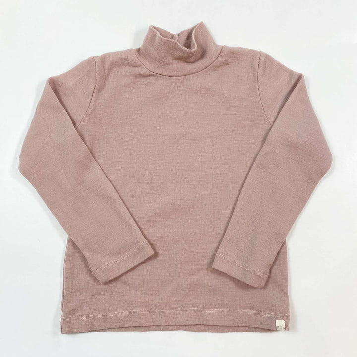 Minimalisma dusty pink merino turtleneck 5-6Y 1