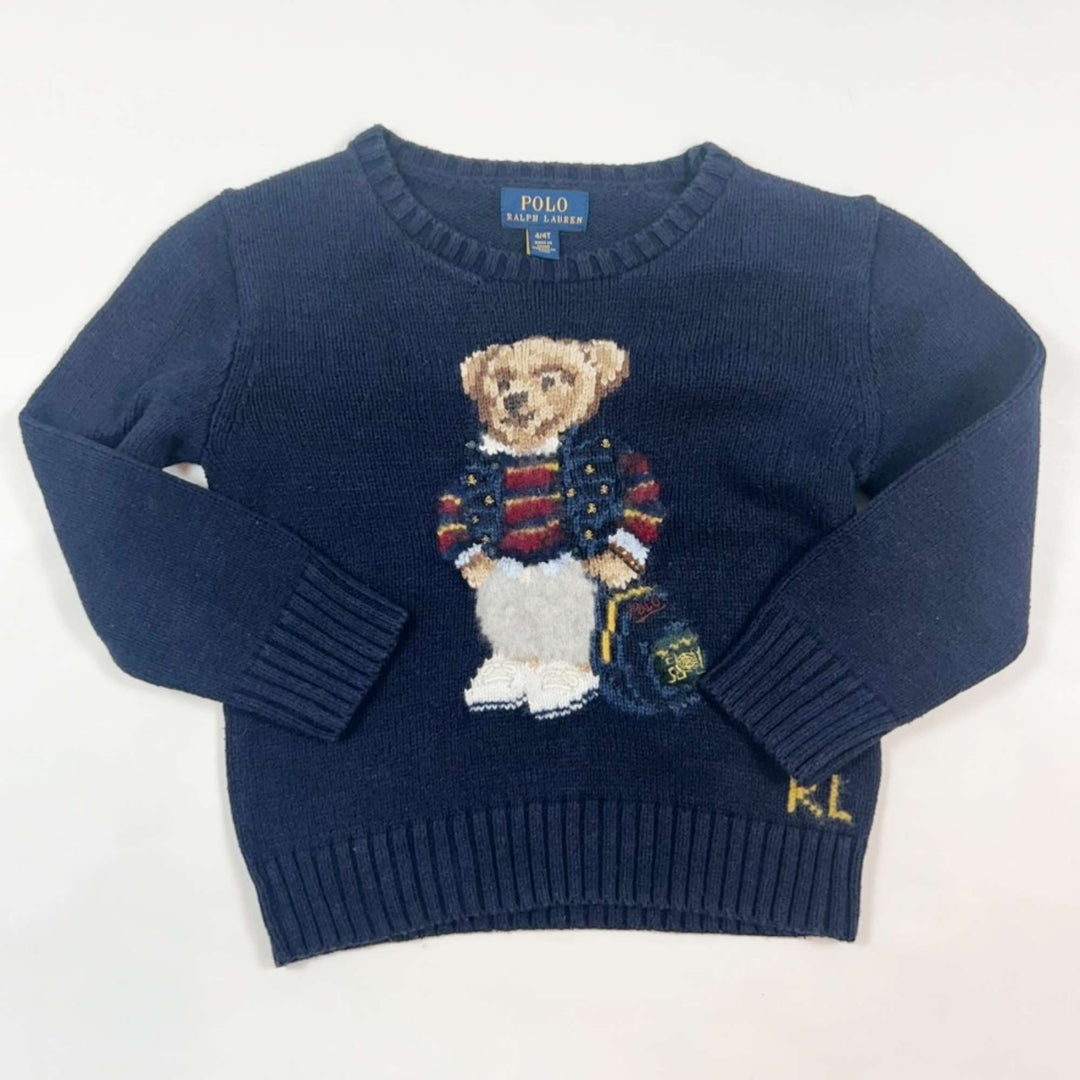 Ralph Lauren blue Teddy pullover 4Y 1