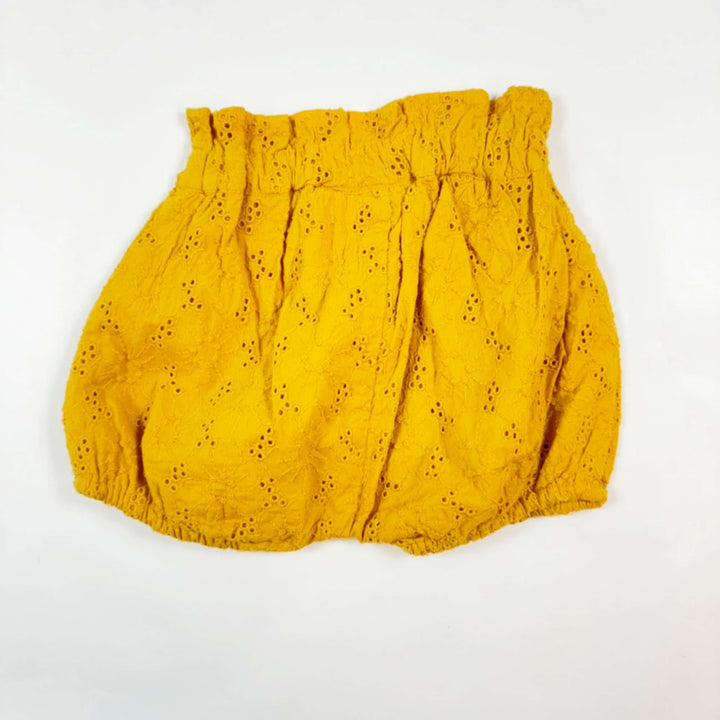 Soft Gallery mustard embroidered shorts 9M 2