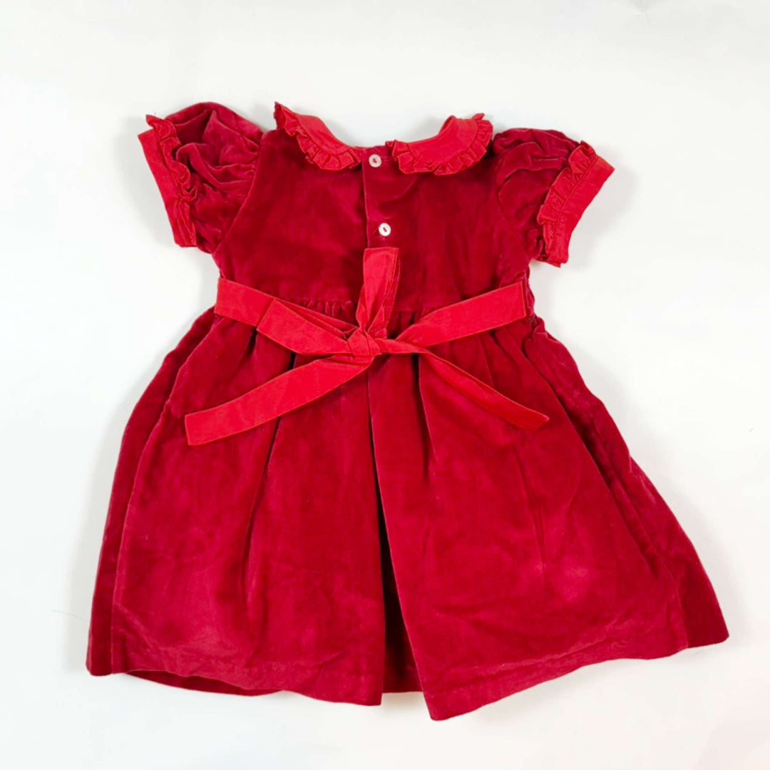 Mariella Ferrari festive red velvet dress 9M 3